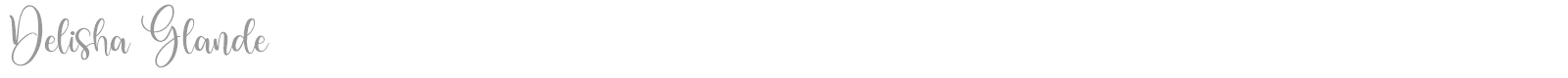 Delisha Glande font preview